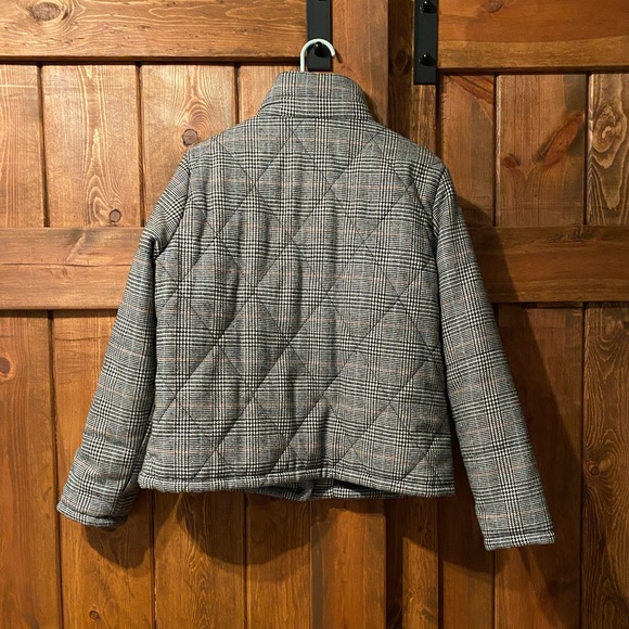 A New Day Plaid Puffer Jacket - Picture 3 of 5